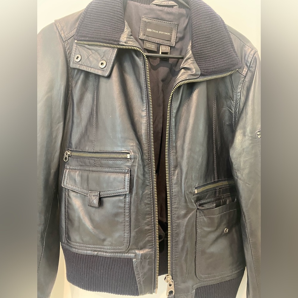 NWOT mng leather jacket